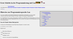 Desktop Screenshot of lua.lickert.net